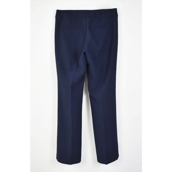 Ann Taylor Solid Navy Signature Trouser Office Career Pants 6 - Picture 4 of 6